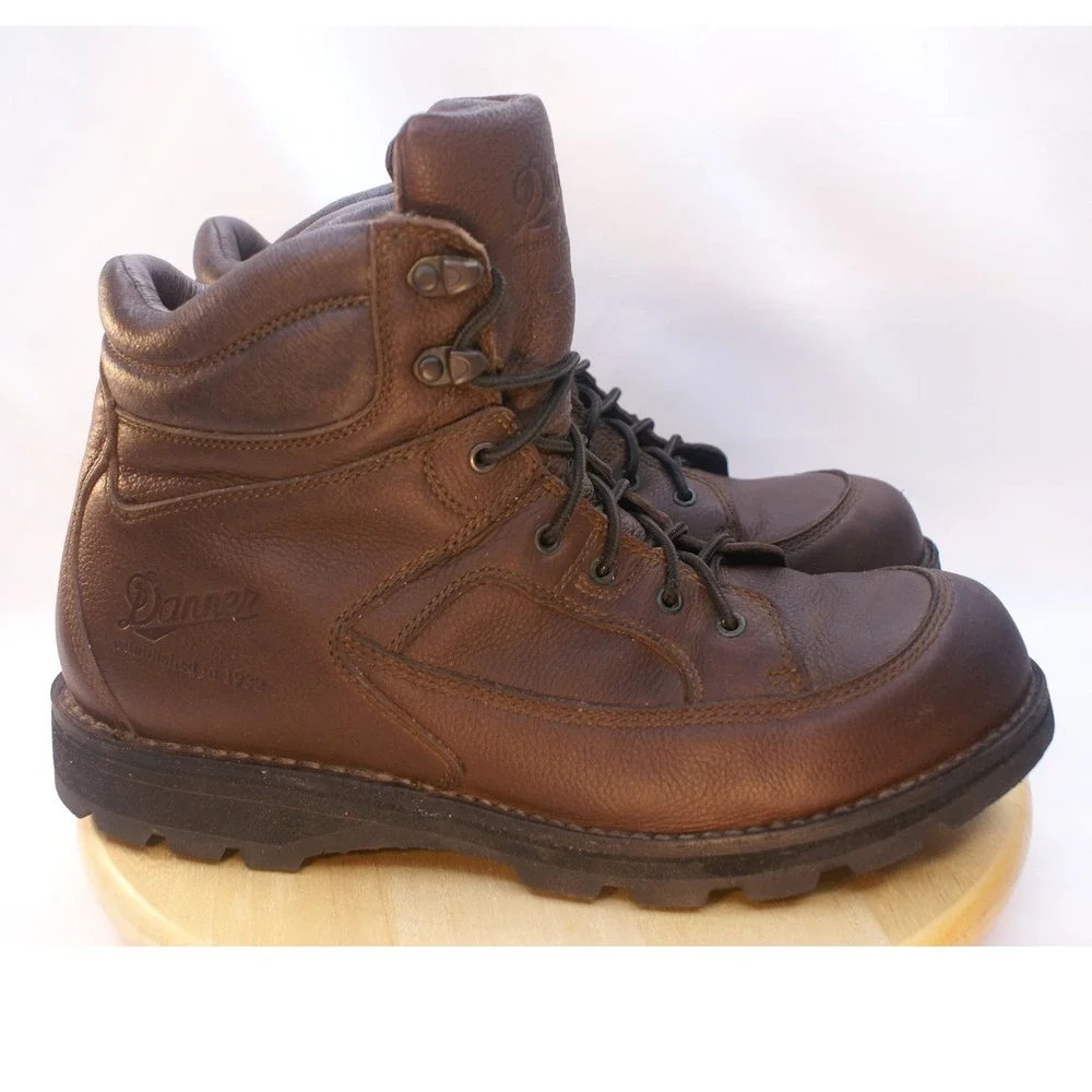 Danner Frontier‎ GTX 42541 Mens 13 D Brown Leather 6in Waterproof Hiking Boots